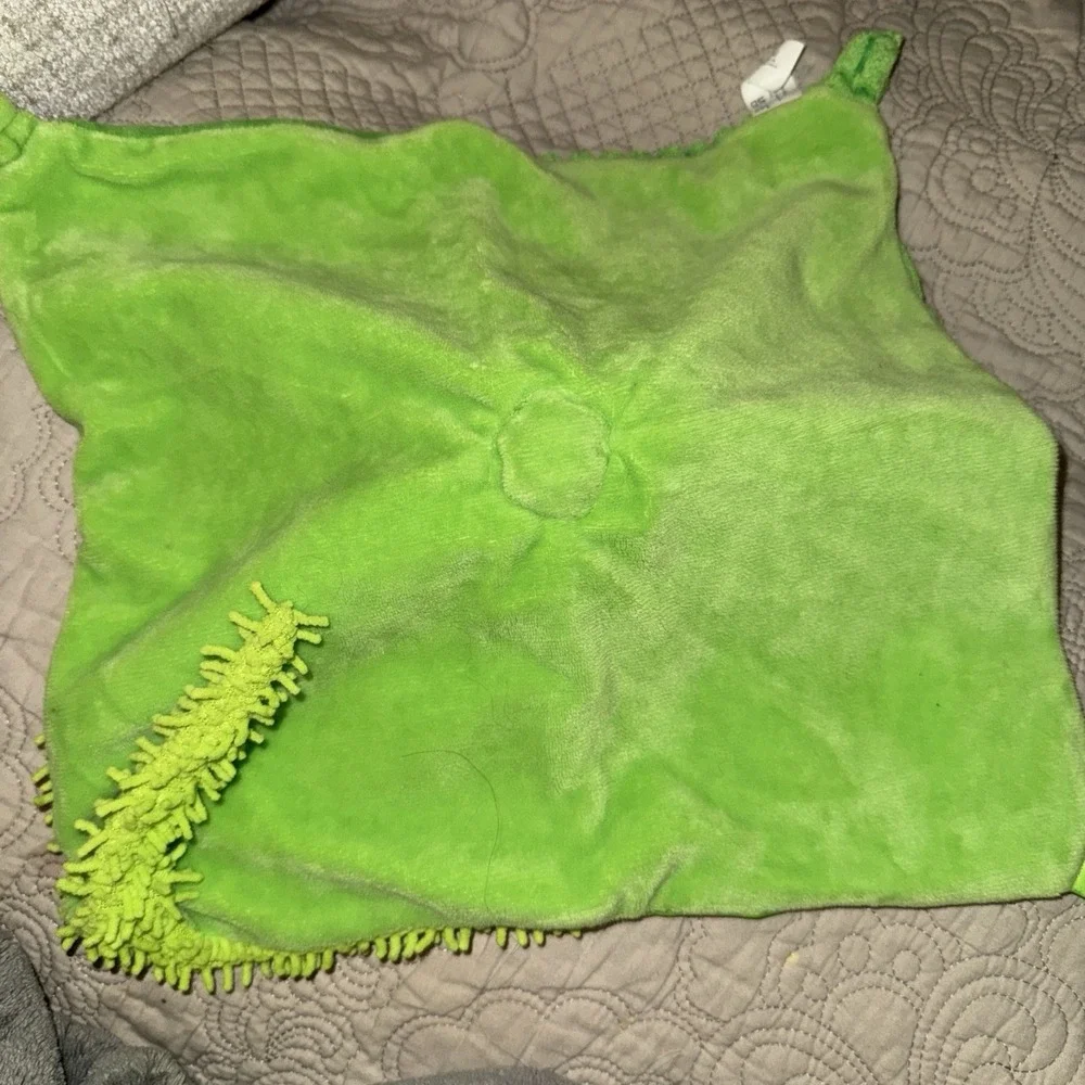 Green Dragon Lovey Security Baby Blanket Toy Make Believe Ideas